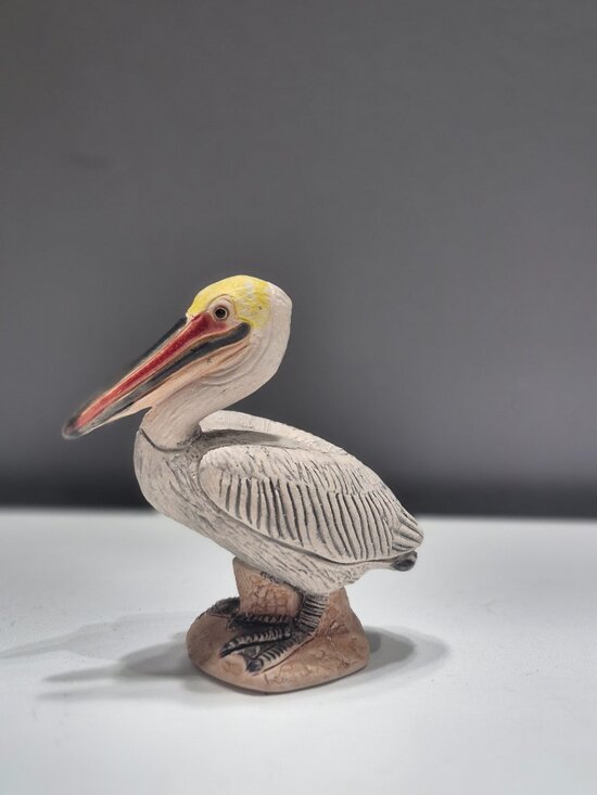 Other - Hand Painted Ceramic resin Pelican 3inch